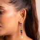 Navratna Celestial Drop Earrings