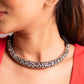 Classic Chitai Flower Engraved Hasli
