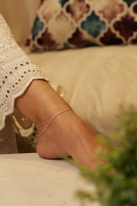 Anaya Fine Snake Chain Anklet