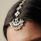 Celestial Kundan Chaandphool Pearl Maangtika