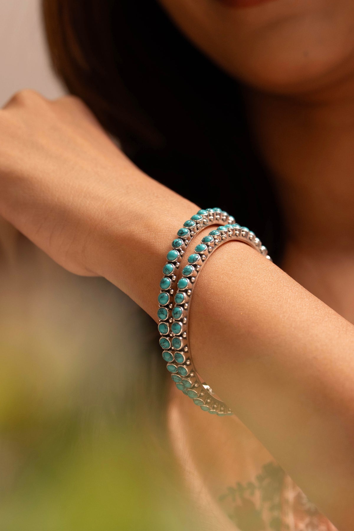 Mishi Turquoise Trail Bangle
