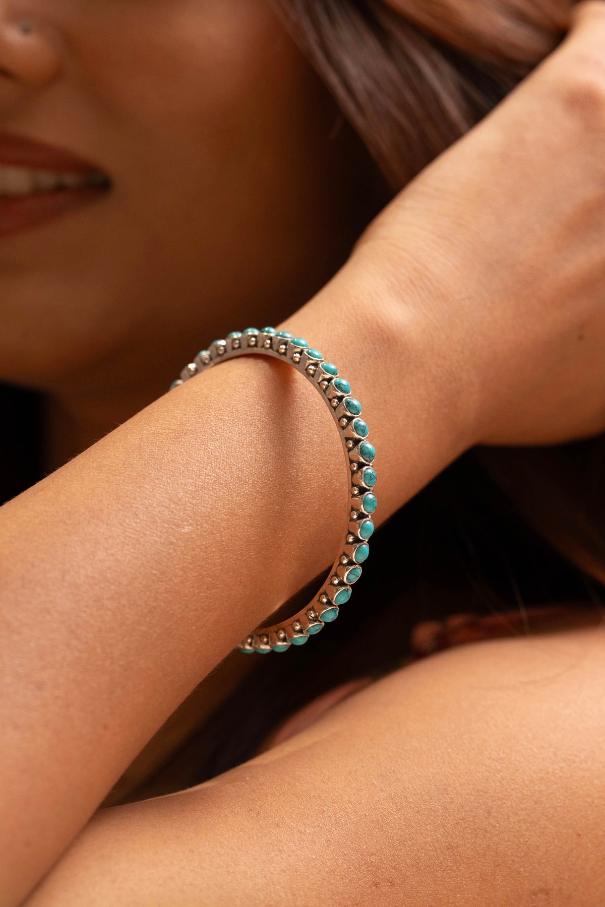 Mishi Turquoise Trail Bangle