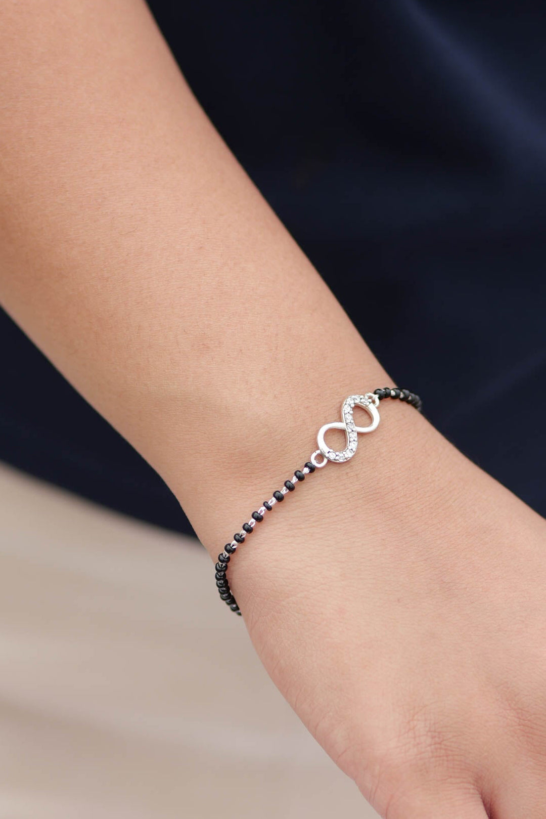 Aadhya Infinity Grace Mangalsutra Bracelet