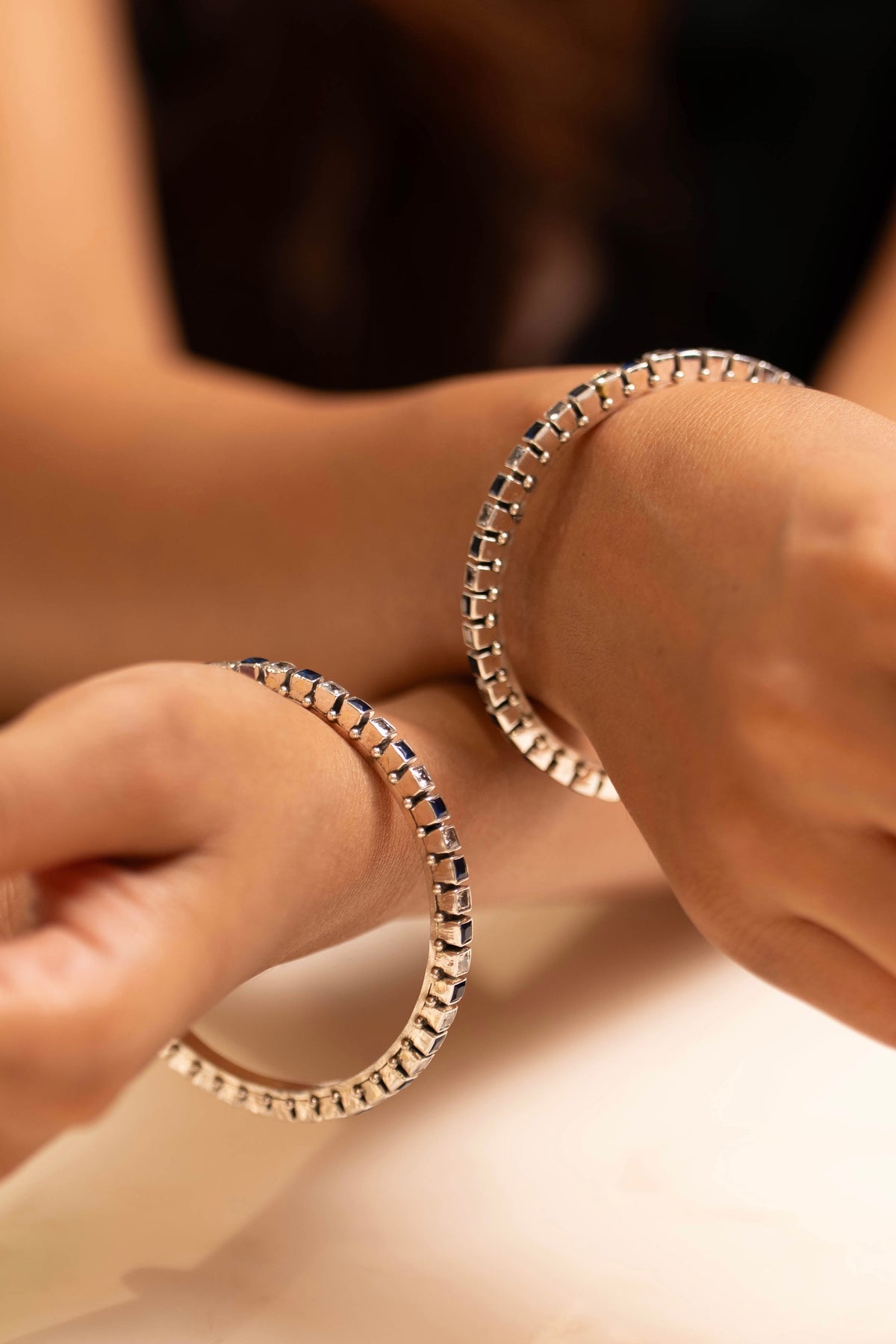 Mishi Sapphire Prism Bangle