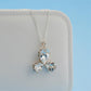 Flower Crystal Necklace