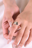 Aadhya Hammered Heart Ring