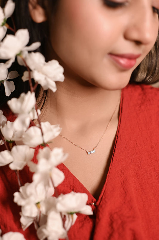 Multi-Stone Charm Necklace