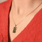 Golden Love Message Necklace
