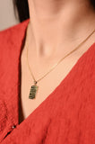 Golden Love Message Necklace