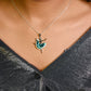 Silver Classic Dancing  Ballerina Pendant