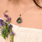 Mystic Petal Turquoise Necklace