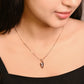 Rose Celeste Marquise Necklace