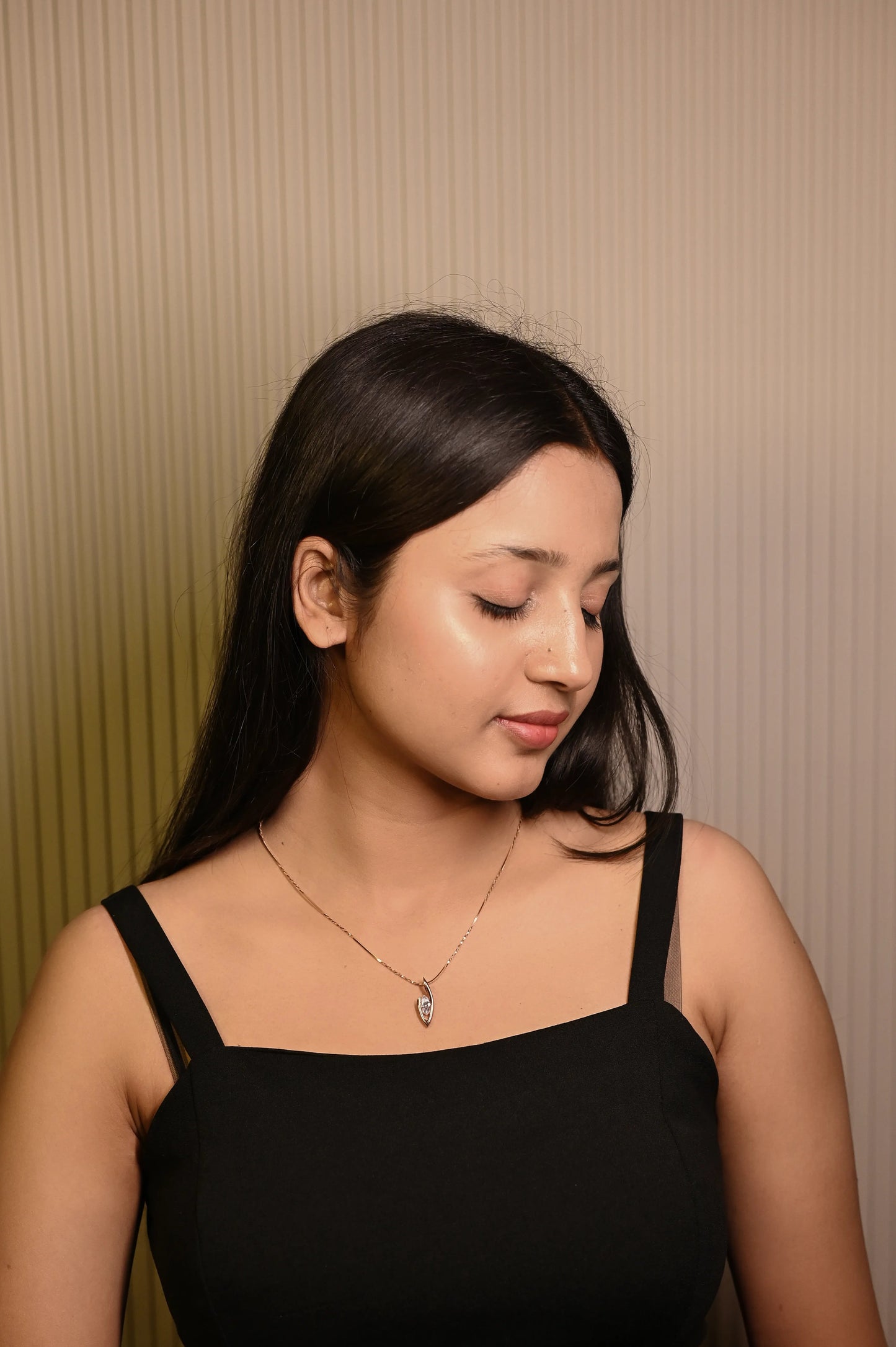 Rose Celeste Marquise Necklace
