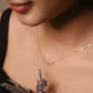 Rose Gold Moon Necklace