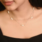 Silver Pearl Layered Necklace