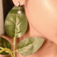 Silver Delicate Floral Hoops