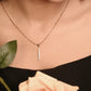 Rose Linear Drop Pendant Set