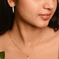 Rose Linear Drop Pendant Set