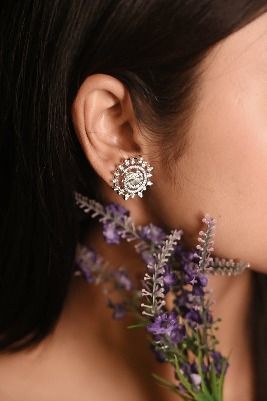 Radiant Swirl Pastel Studs Earring