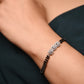 Aadhya Trinity Solitaire Silver Mangalsutra Bracelet