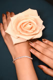 Rose Elegance Tennis Bracelet