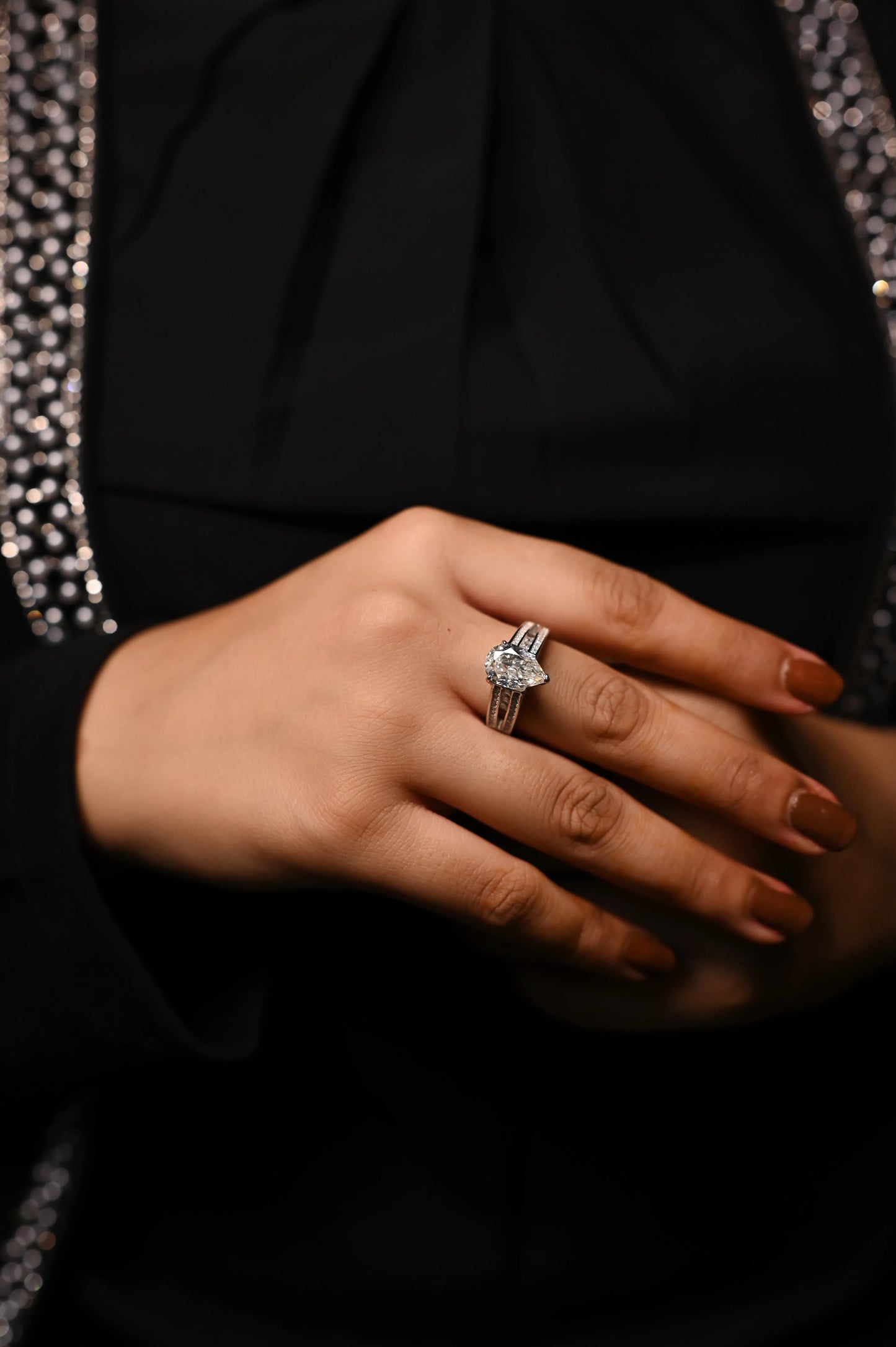 Noor Regal Moissanite Ring