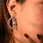 Anokhi Tribal Half-Moon Earrings