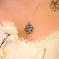 Ruh Embossed Flower Necklace