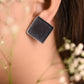 Aadhya Embossed Square Stud Earring