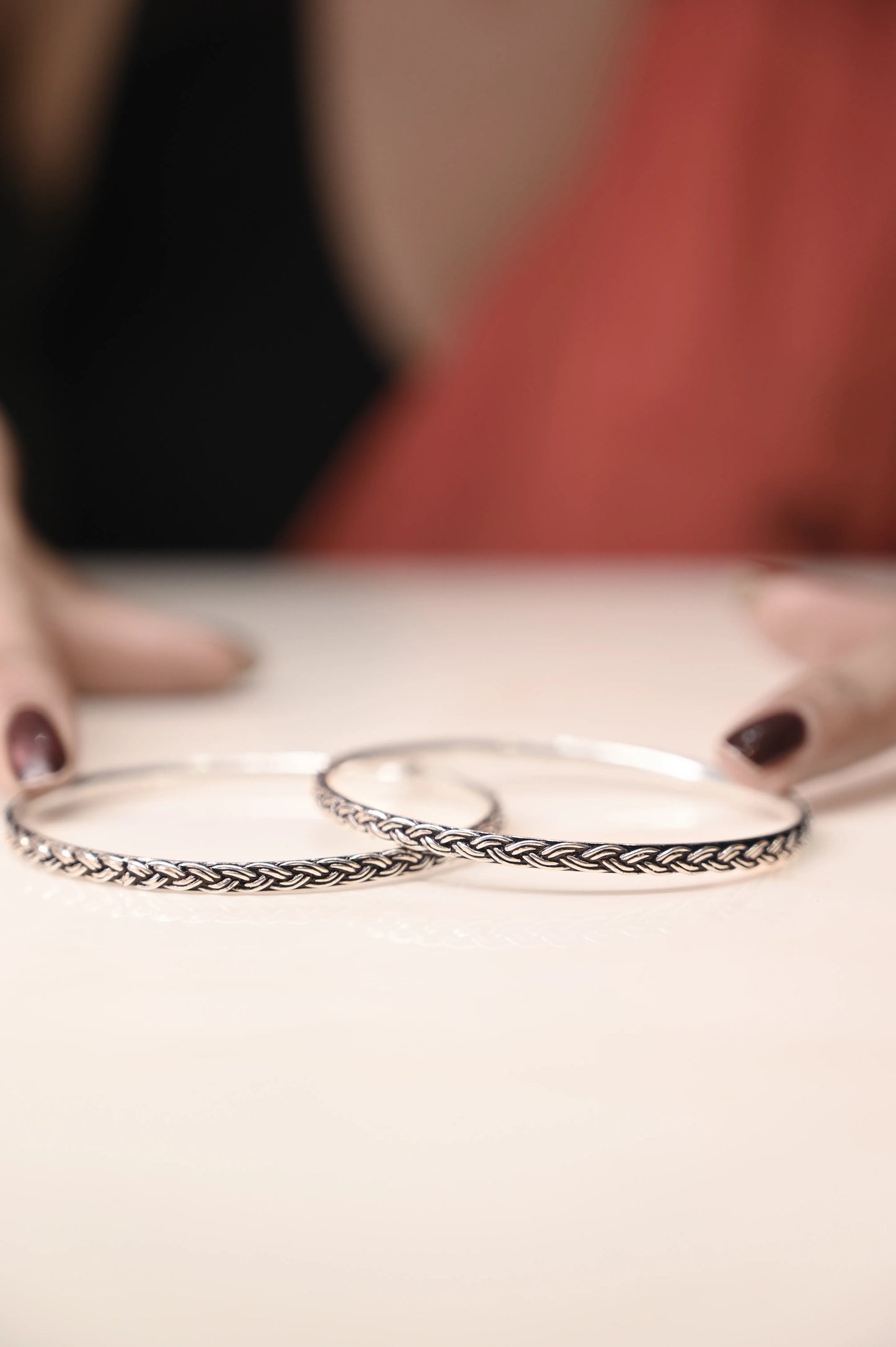 Aadhya Knot Woven Bangle