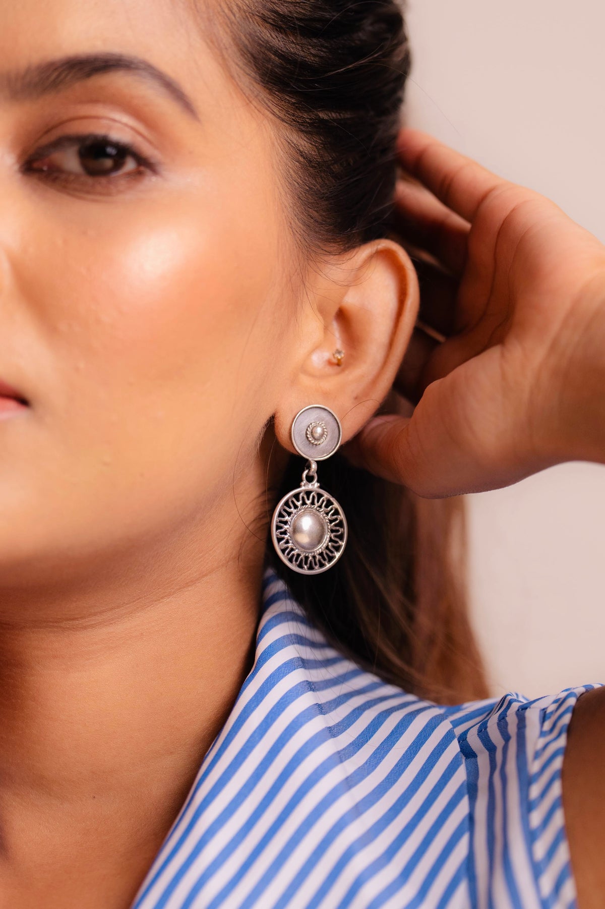 Anokhi Sunburst Drop Earring
