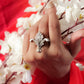 Vintage Spade Matte Ring