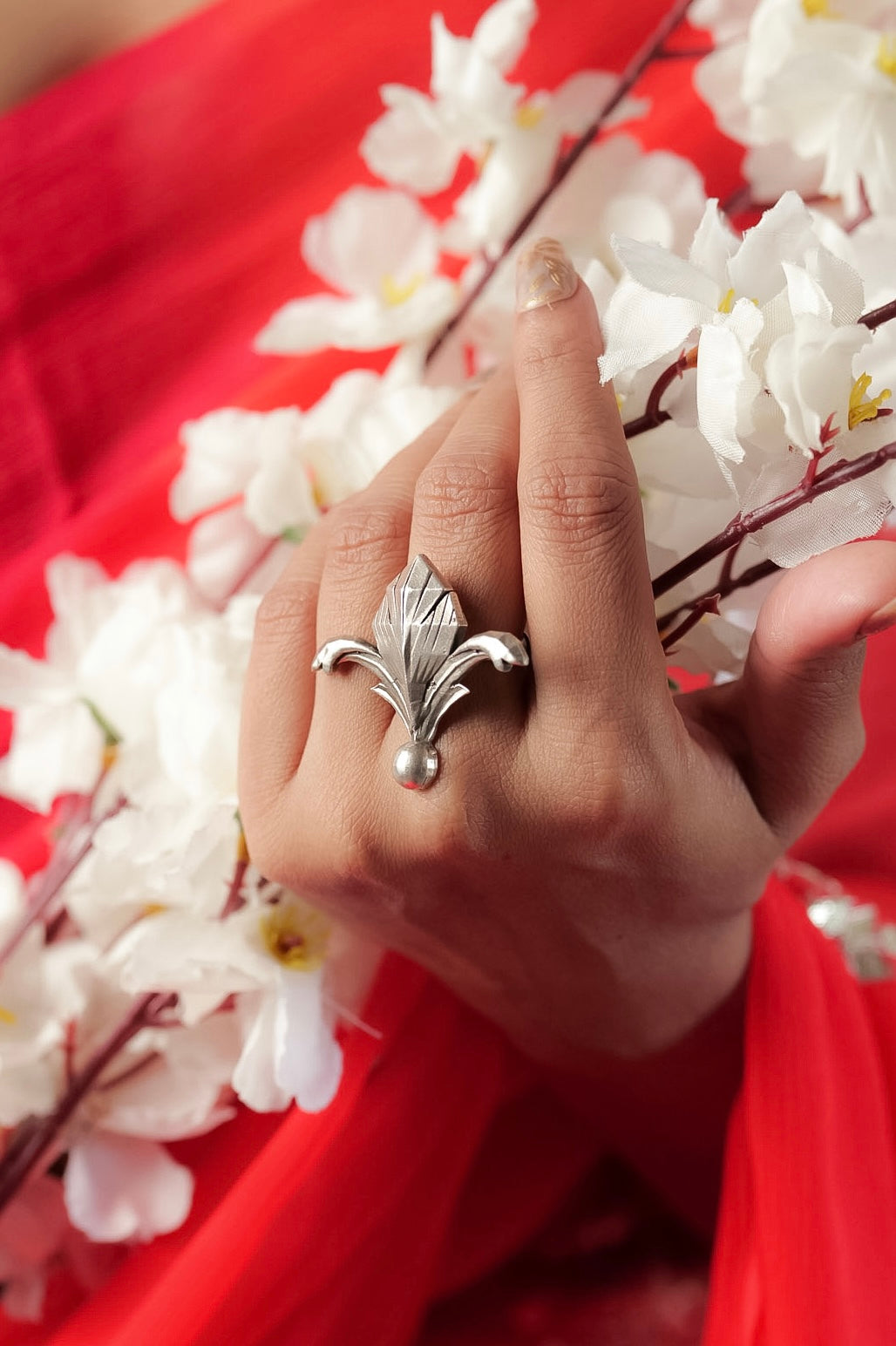 Vintage Spade Matte Ring