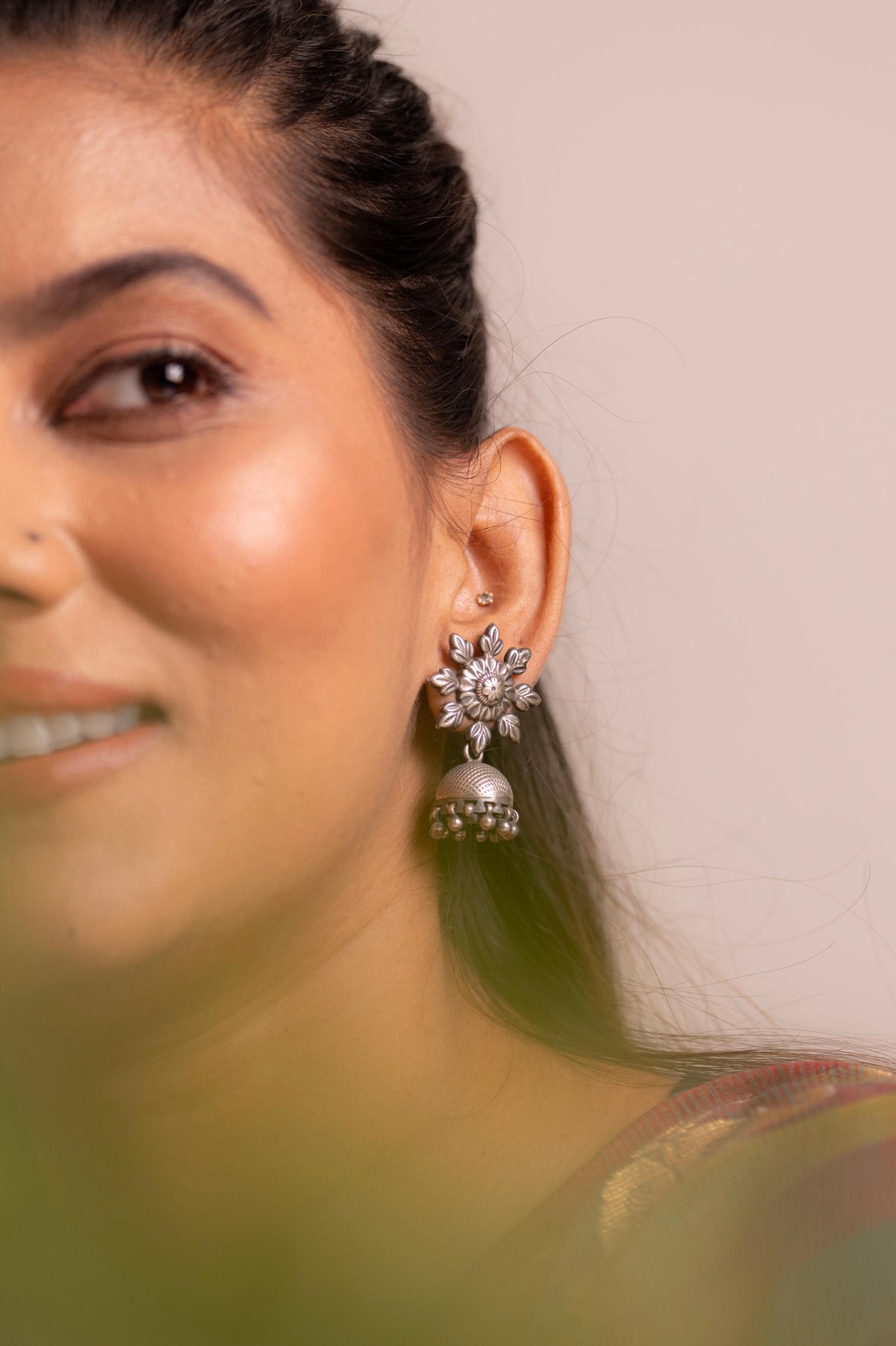 Mishi Flower Drop Jhumki