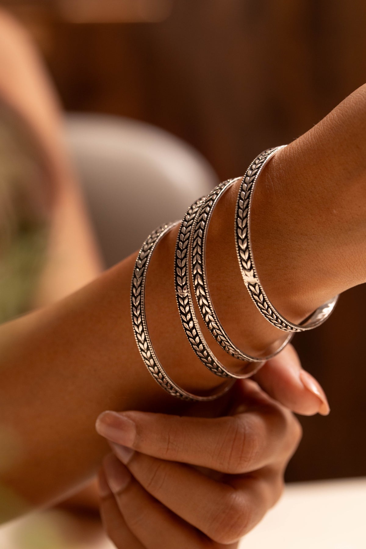Aadhya Leaf Sequence Bangle