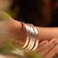 Aadhya Dotted Hammered Bangle