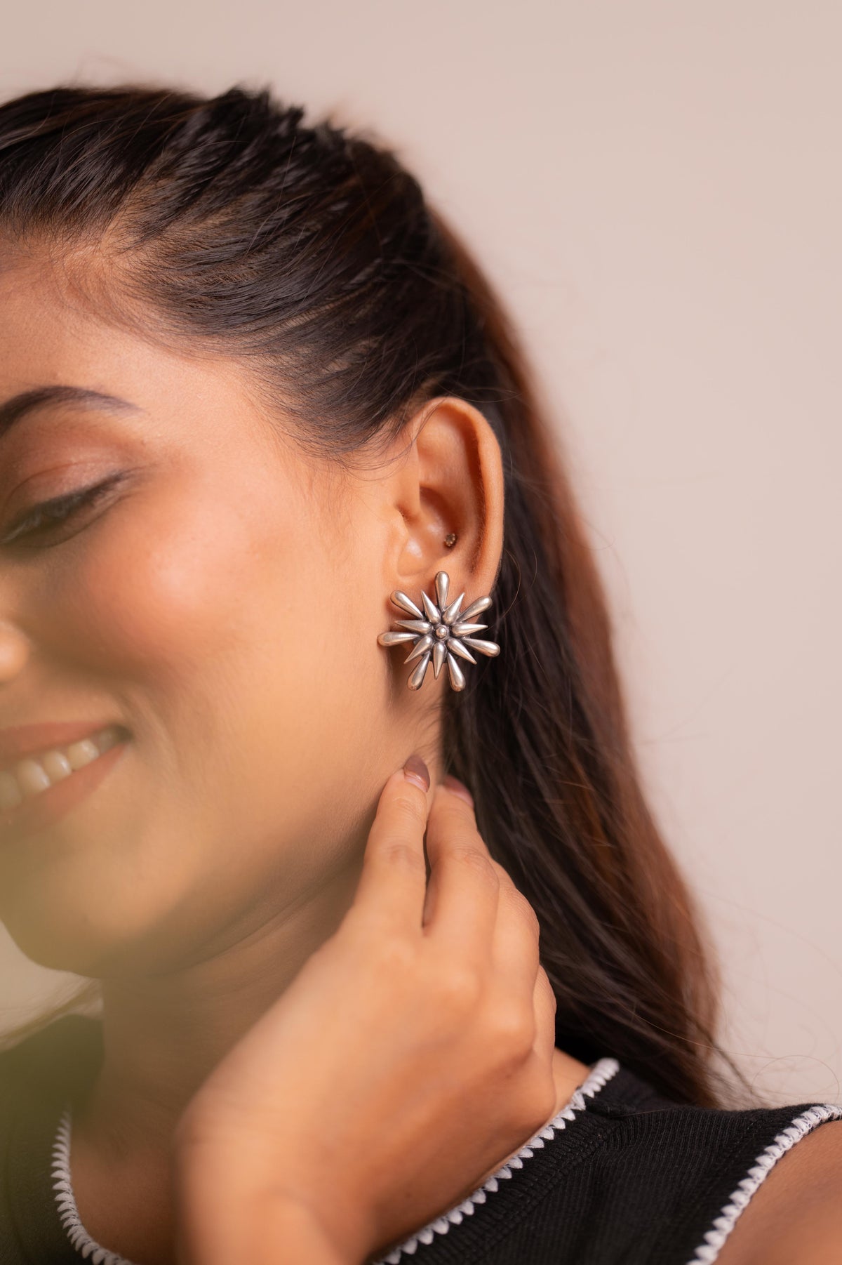 Anaya Celestial Bloom Studs