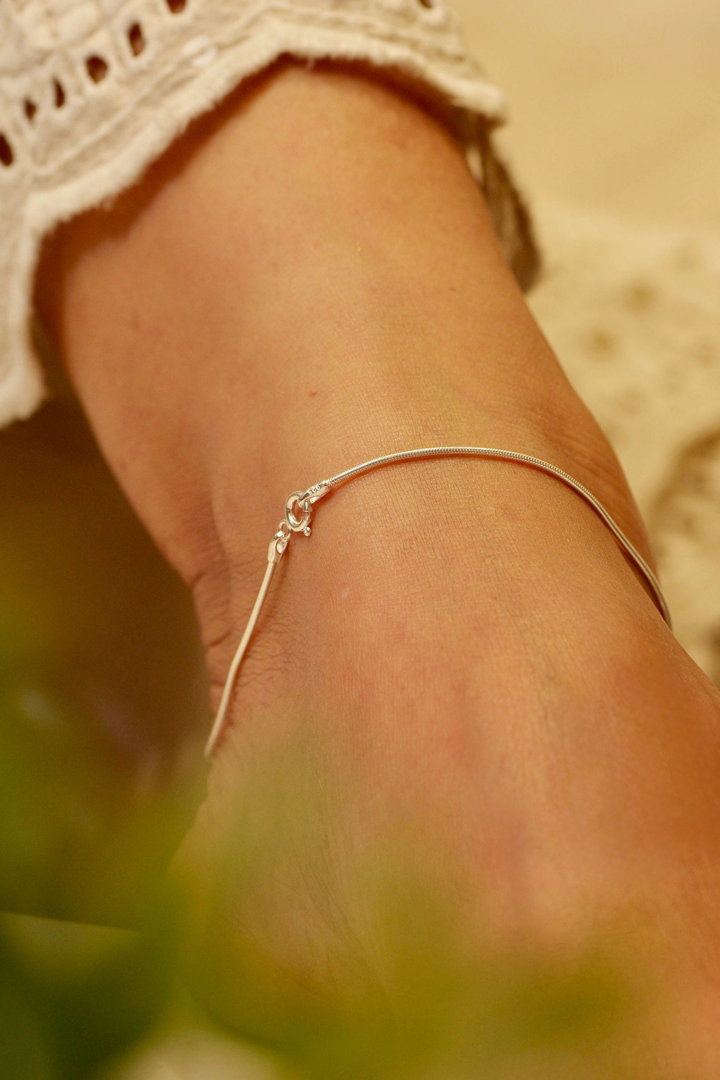 Anaya Fine Snake Chain Anklet