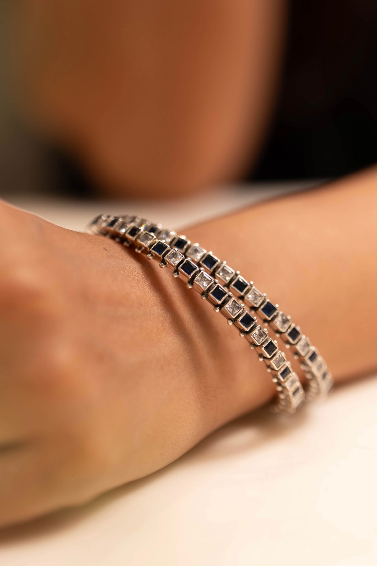 Mishi Sapphire Prism Bangle
