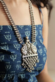 Anaya Peacock Floral Statement Necklace