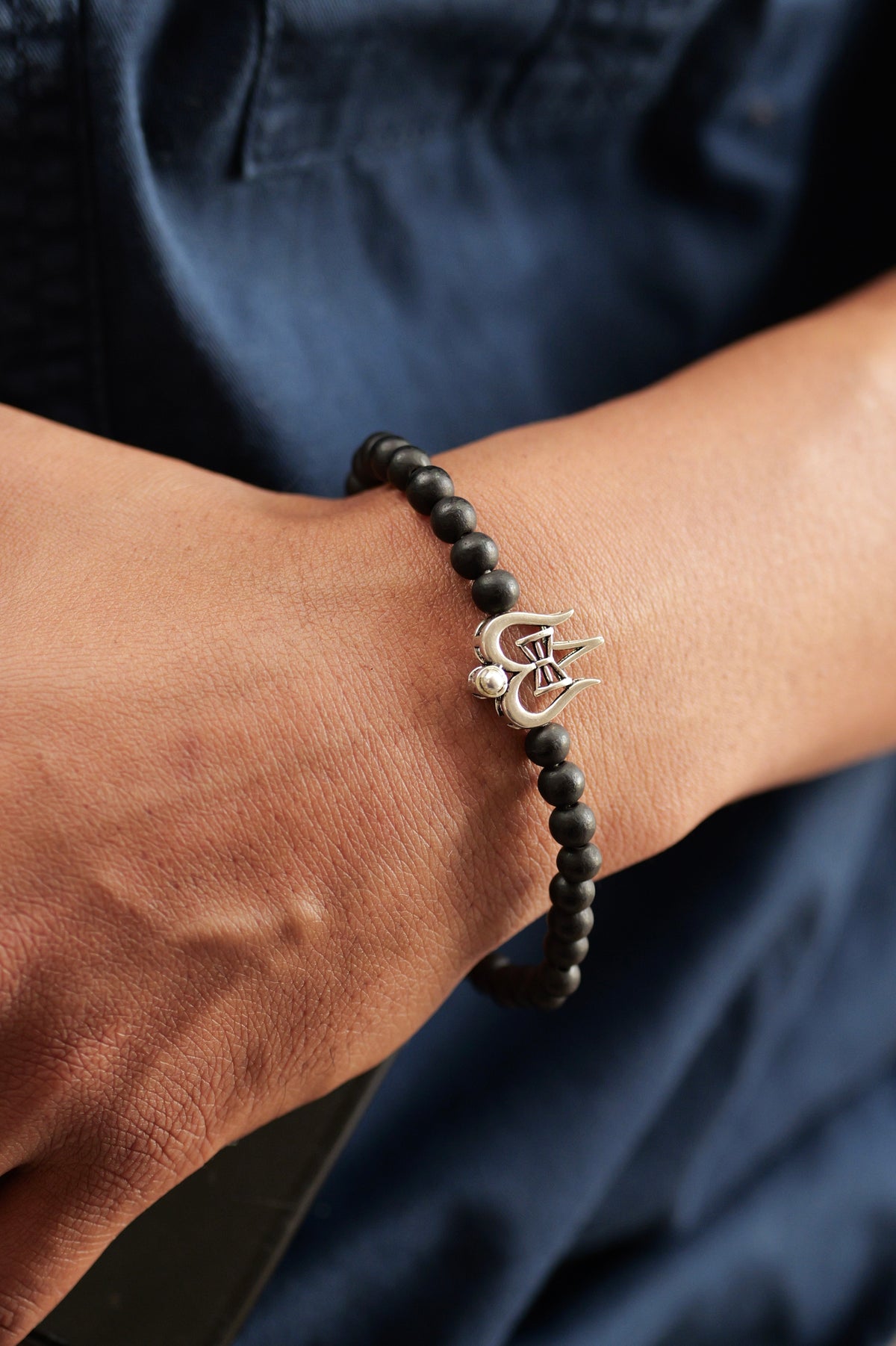 Shiva Trishul Karungali Bracelet