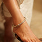 Aadhya Textured Mesh Ankle Kada