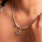 Celestial Crescent Drop Necklace