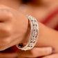 Anokhi Floral Motif Carved Bangle