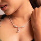 Celestial Crescent Drop Necklace