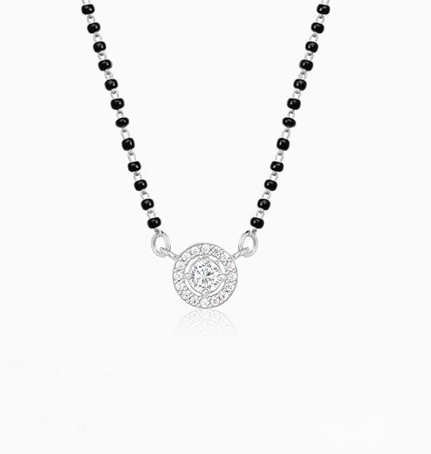 Silver Classic Round Mangalsutra