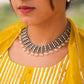 Virasat Intricate Jali Pearl Drop Choker
