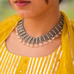 Virasat Intricate Jali Pearl Drop Choker Set