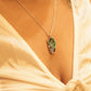 Aadhya Leaf Enamel Necklace