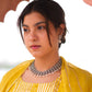 Virasat Intricate Jali Pearl Drop Choker Set